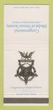 Matchbook Cover - Congressional Medal of Honor Society 30 Strike