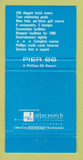 Matchbook Cover - Pier 66 Hotel Marina Fort Lauderdale FL 30 Strike