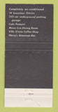 Matchbook Cover - Eden Rock Hotel Miami Beach FL WEAR 30 Strike