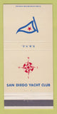 Matchbook Cover - San Diego Yacht Club CA 30 Strike
