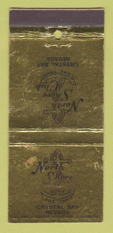 Matchbook Cover - North Shore Club Lake Tahoe Crystal Bay NV 30 Stick