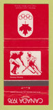 Matchbook Cover - 1976 Olympics Canada Hockey RED 30 Strike