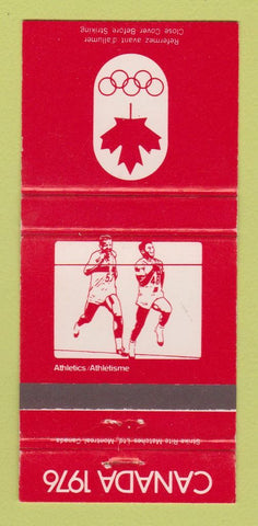 Matchbook Cover - 1976 Olympics Canada Athletics  RED 30 Strike