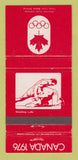 Matchbook Cover - 1976 Olympics Canada Wrestling RED 30 Strike