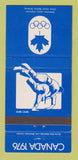 Matchbook Cover - 1976 Olympics Canada Judo BLUE 30 Strike
