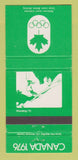 Matchbook Cover - 1976 Olympics Canada Shooting GREEN 30 Strike