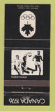 Matchbook Cover - 1976 Olympics Canada Handball BLACK WORN 30 Strike