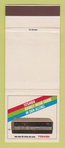 Matchbook Cover - Toshiba VCR? Germany
