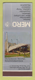 Matchbook Cover - Mero Olypics 1972 Munich Germany SAMPLE WEAR