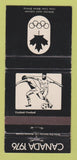 Matchbook Cover - 1976 Olympics Canada Soccer BLACK WEAR 30 Strike