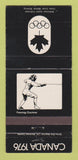 Matchbook Cover - 1976 Olympics Canada Fencing BLACK WEAR 30 Strike