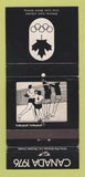 Matchbook Cover - 1976 Olympics Canada Volleyball WEAR 30 Strike
