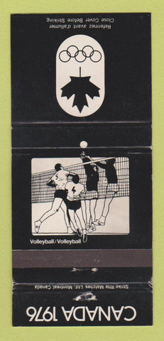 Matchbook Cover - 1976 Olympics Canada Volleyball WEAR 30 Strike