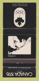 Matchbook Cover - 1976 Olympics Canada Shooting BLACK WEAR 30 Strike