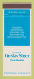 Matchbook Cover - Guystav Stoer Ford Handler Cars? SAMPLE