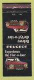 Matchbook Cover - Peugeot Cars South Africa WORN