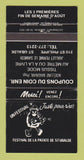Matchbook Cover - Festival De LA Patate St Ubalde QC Coupons Du Coin 30 Strike