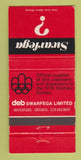 Matchbook Cover - 1976 Olympics Deb Swarfega Waterford ON 30 Strike