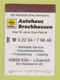 Matchbox - Opel Cars Autohaus Brochhausen Lovenich