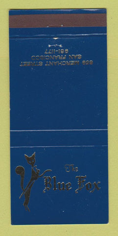 Matchbook Cover - The Blue Fox San Francisco CA 30 Strike