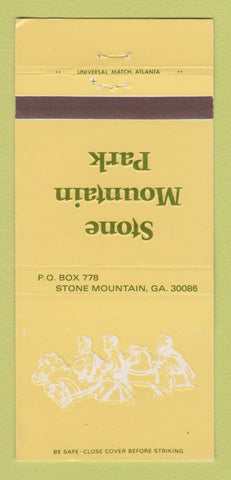 Matchbook Cover - Stone Mountain Park GA 30 Strike