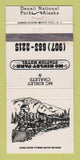 Matchbook Cover - Denali National Park AK McKinley Chalets WEAR 30 Strike