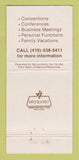 Matchbook Cover - Mohican State Park Lodge Perrysville OH 30 Strike