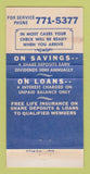 Matchbook Cover - San Francisco City Employees Credit Union CA 30 Strike
