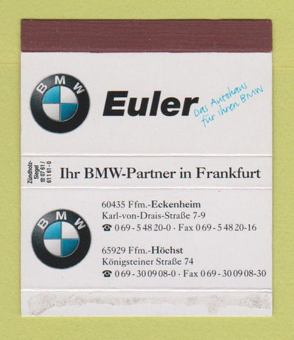 Matchbox - BMW Cars Euler Frankfurt