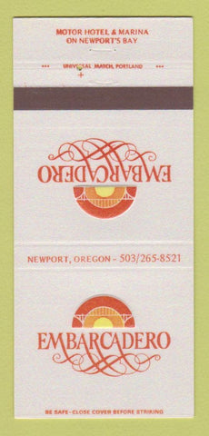 Matchbook Cover - Embarcadero Newport OR Motor Hotel 30 Strike