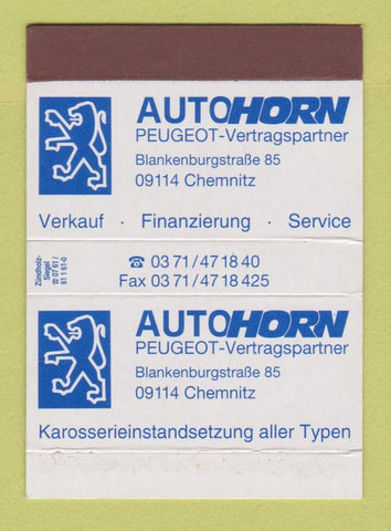 Matchbox - Autohorn Peugeot Vertragspartner