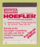Matchbox - Honda Automobile Hoefler WEAR