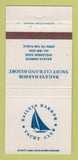 Matchbook Cover - Baileys Harbor Yacht Club WI 30 Strike