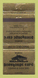 Matchbook Cover - Boathouse Cafe Ottawa ON WEAR 30 Strike