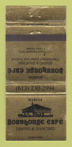 Matchbook Cover - Boathouse Cafe Ottawa ON WEAR 30 Strike