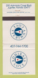 Matchbook Cover - Admirals Cove Jupiter FL WEAR 30 Strike