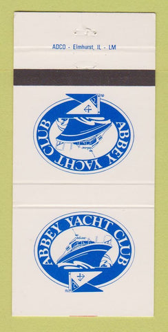 Matchbook Cover - Abbey Yacht Club 30 Strike