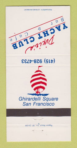 Matchbook Cover - Dixie's Yacht Club Bar Cafe San Francisco CA 30 Strike