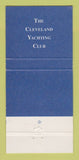 Matchbook Cover - Cleveland Yacht Club OH 30 Strike