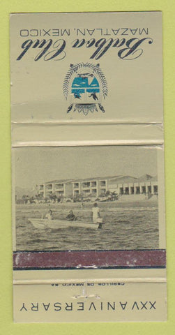 Matchbook Cover - Balboa Club Mazatlan Mexico WEAR 30 Strike