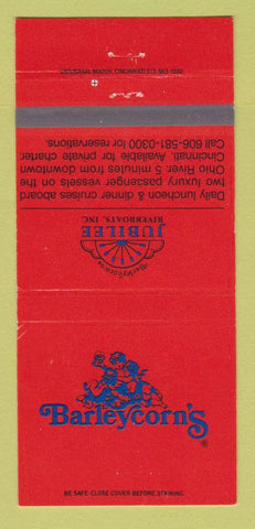 Matchbook Cover - Barleycorn's Newport KY Cincinnati OH 30 Strike