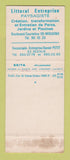 Matchbook Cover - Port Pierre Canton Club House Cannes France SAMPLE