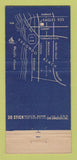 Matchbook Cover - Eagles Club Redondo Beach CA 30 Stick