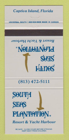 Matchbook Cover - South Seas Plantation Yacht Harbor Captiva Island FL 30 Strike