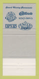 Matchbook Cover - South Seas Plantation Yacht Harbor Captiva Island FL 30 Strike