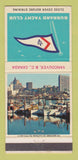 Matchbook Cover - Burrard Yacht Club Vancouver BC 30 Strike