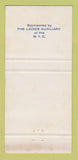 Matchbook Cover - Burrard Yacht Club Vancouver BC 30 Strike