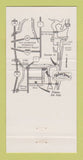 Matchbook Cover - Tugboat Annie's Restaurant Dania FL Harbour Marina 30 Strike