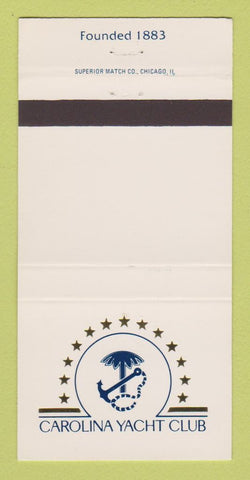 Matchbook Cover - Carolina Yacht Club 30 Strike