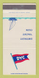Matchbook Cover - Detroit Yacht Club MI 30 Strike